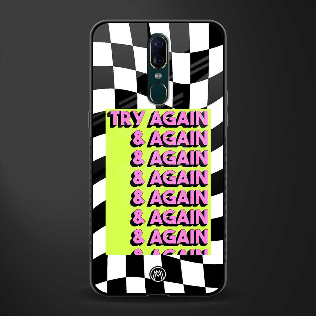 try again glass case for oppo f11 image