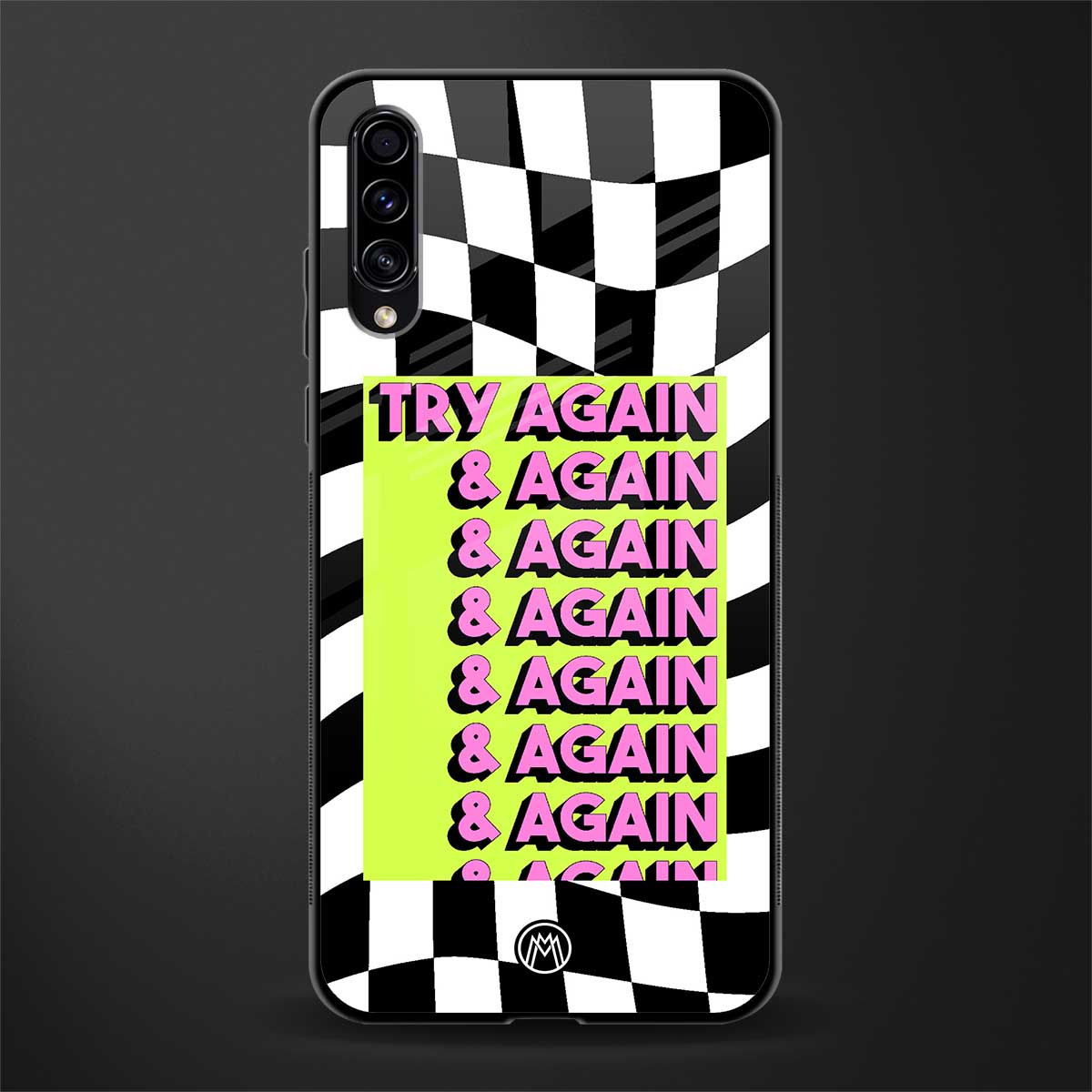 try again glass case for samsung galaxy a50s image