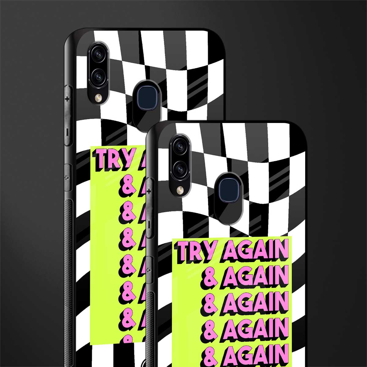 try again glass case for samsung galaxy a30 image-2