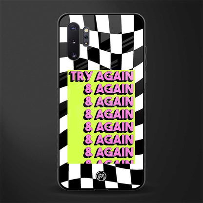 try again glass case for samsung galaxy note 10 plus image