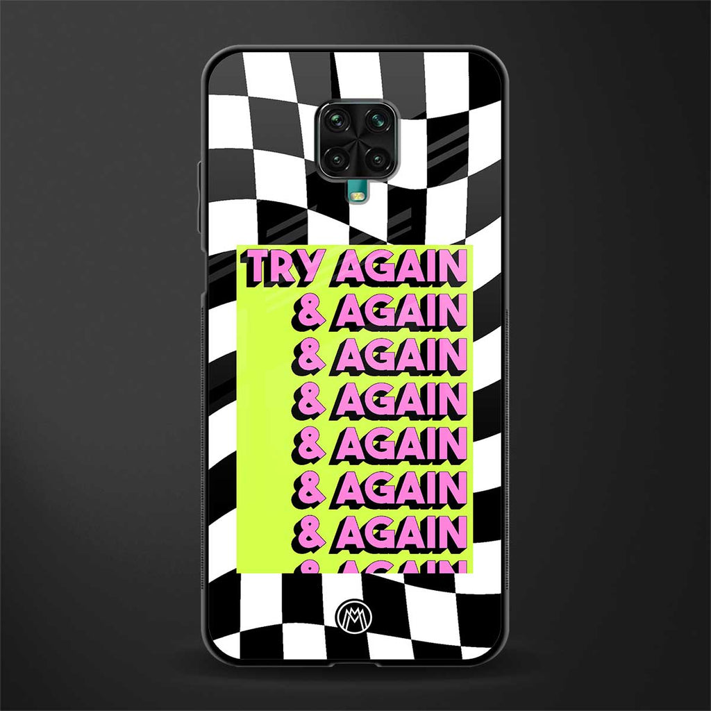 try again glass case for redmi note 9 pro image
