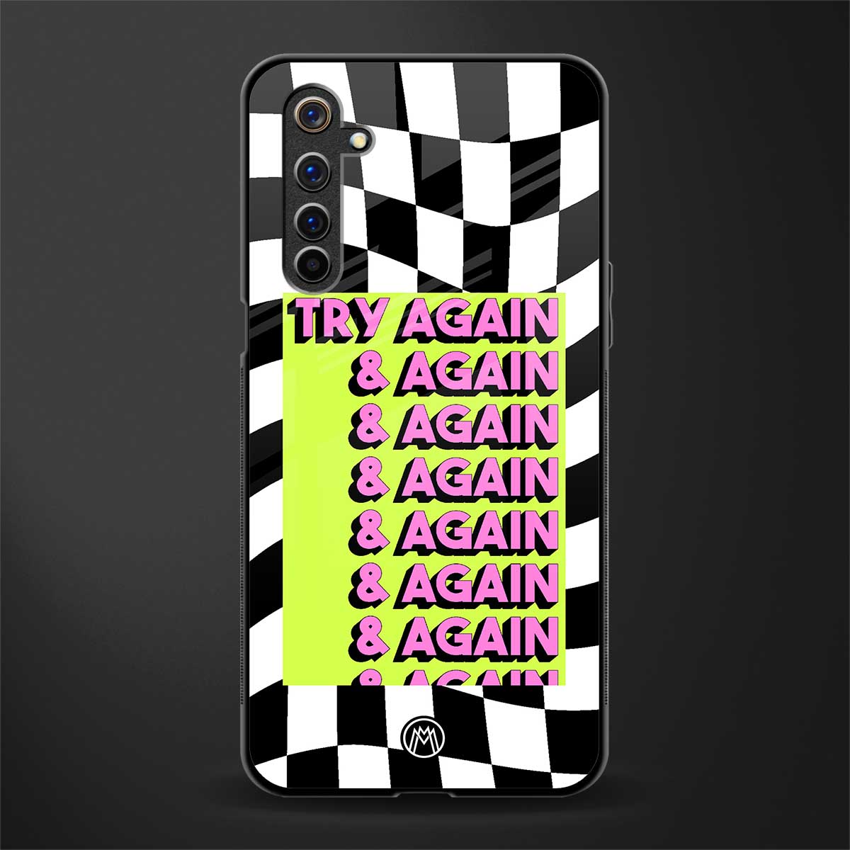 try again glass case for realme 6 pro image