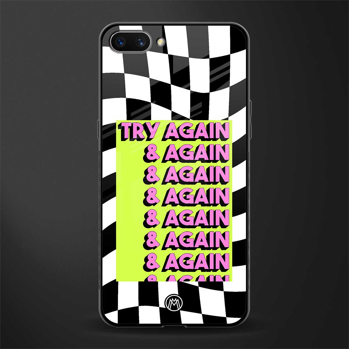 try again glass case for realme c1 image
