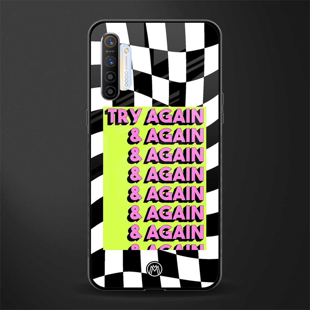 try again glass case for realme xt image