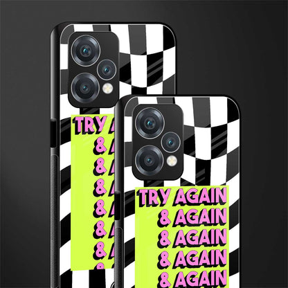 try again back phone cover | glass case for realme 9 pro 5g