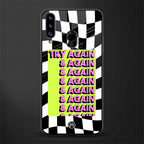 try again glass case for samsung galaxy a20s image