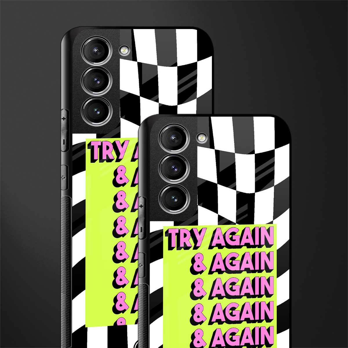 try again glass case for samsung galaxy s21 image-2