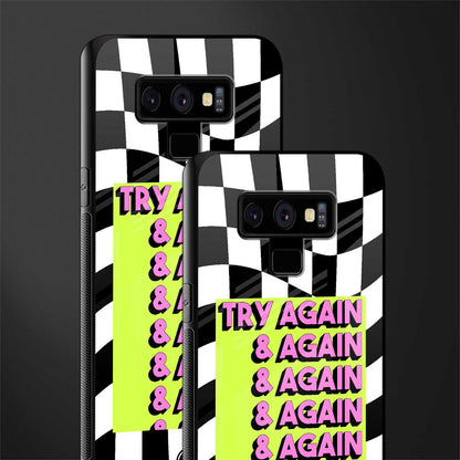 try again glass case for samsung galaxy note 9 image-2