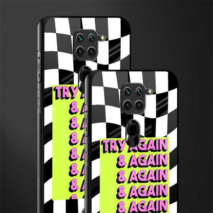 try again glass case for redmi note 9 image-2