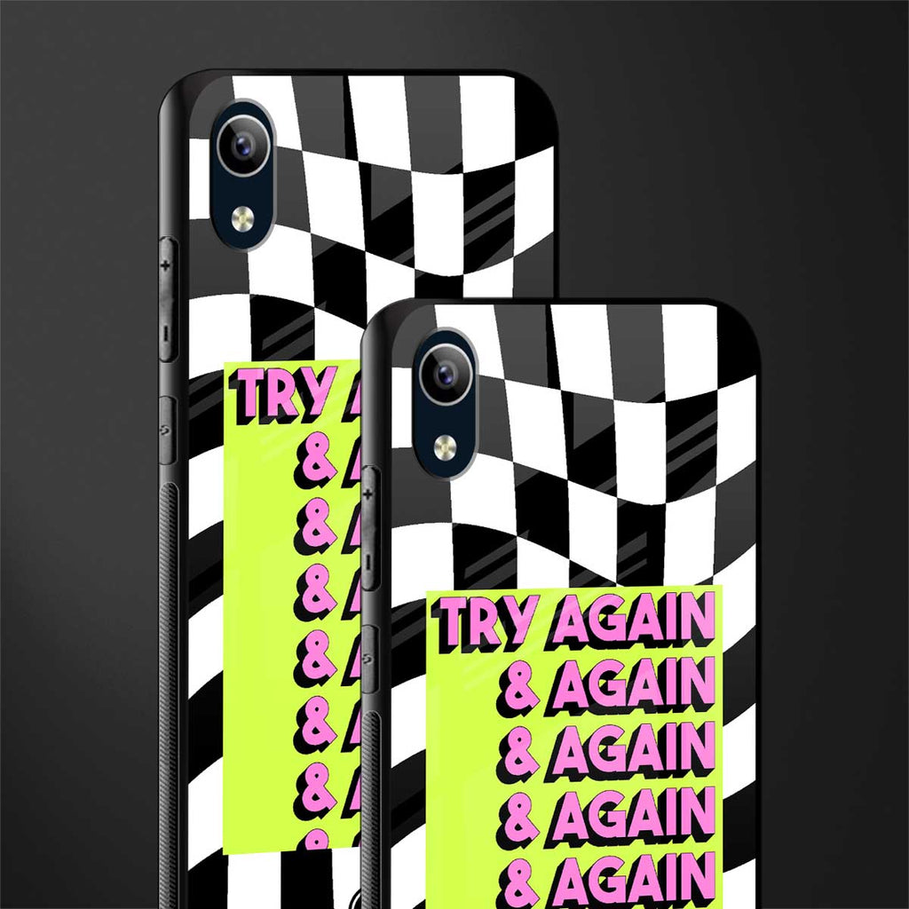 try again glass case for vivo y1s without fingerprint image-2