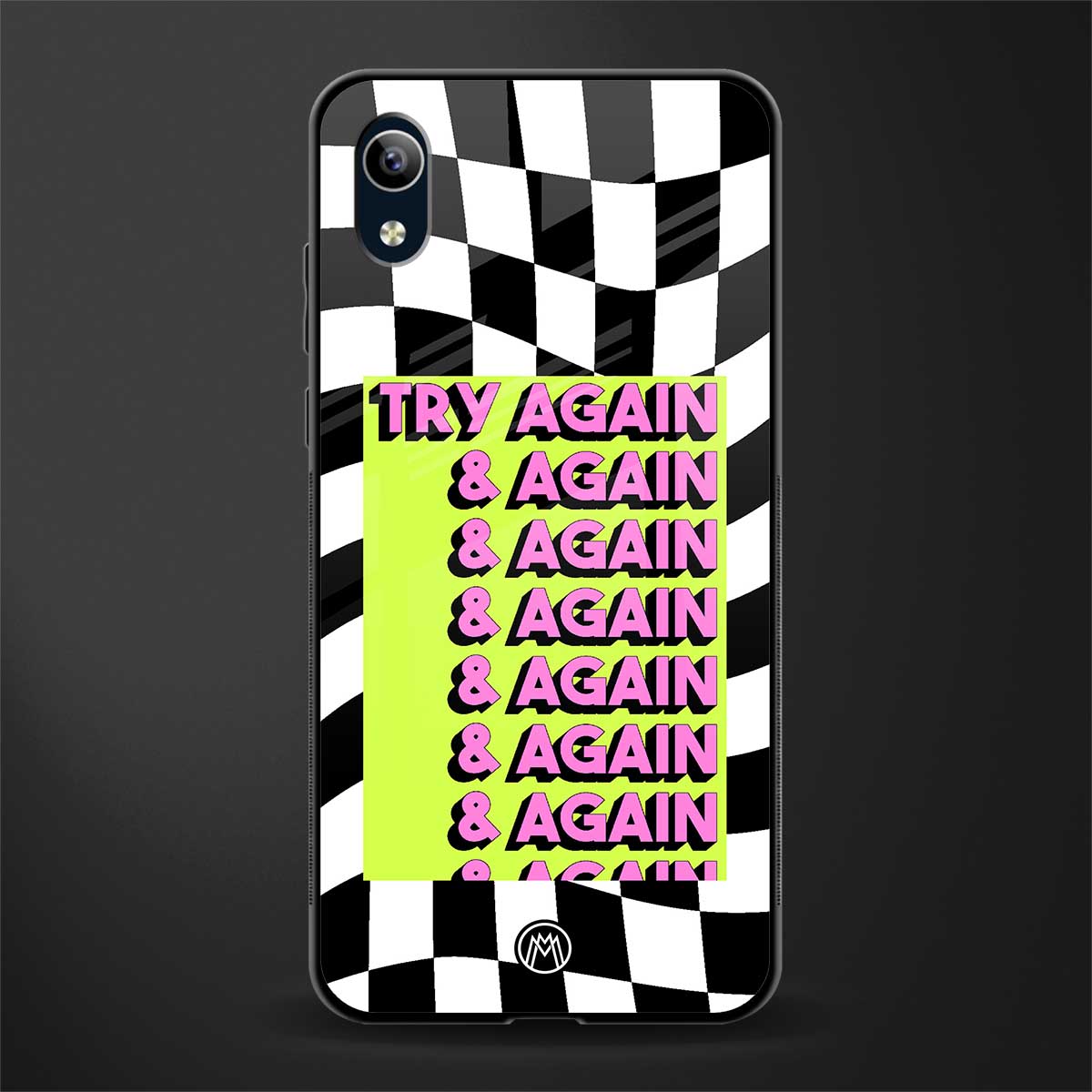 try again glass case for vivo y91i image