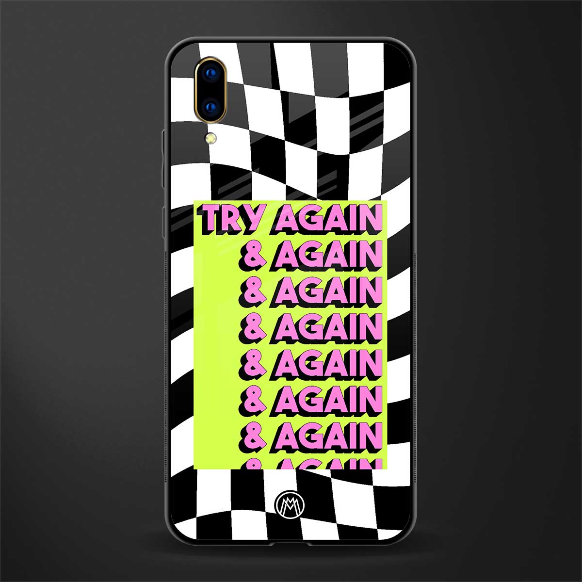 try again glass case for vivo v11 pro image