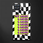 try again glass case for oppo f17 image