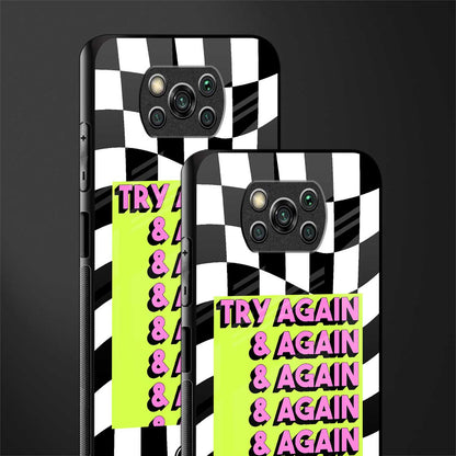 try again glass case for poco x3 image-2