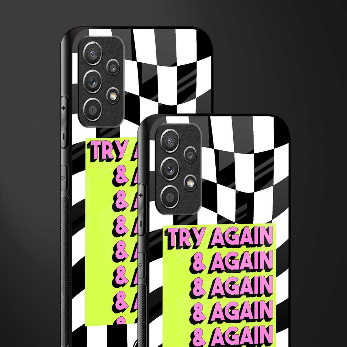 try again glass case for samsung galaxy a72 image-2