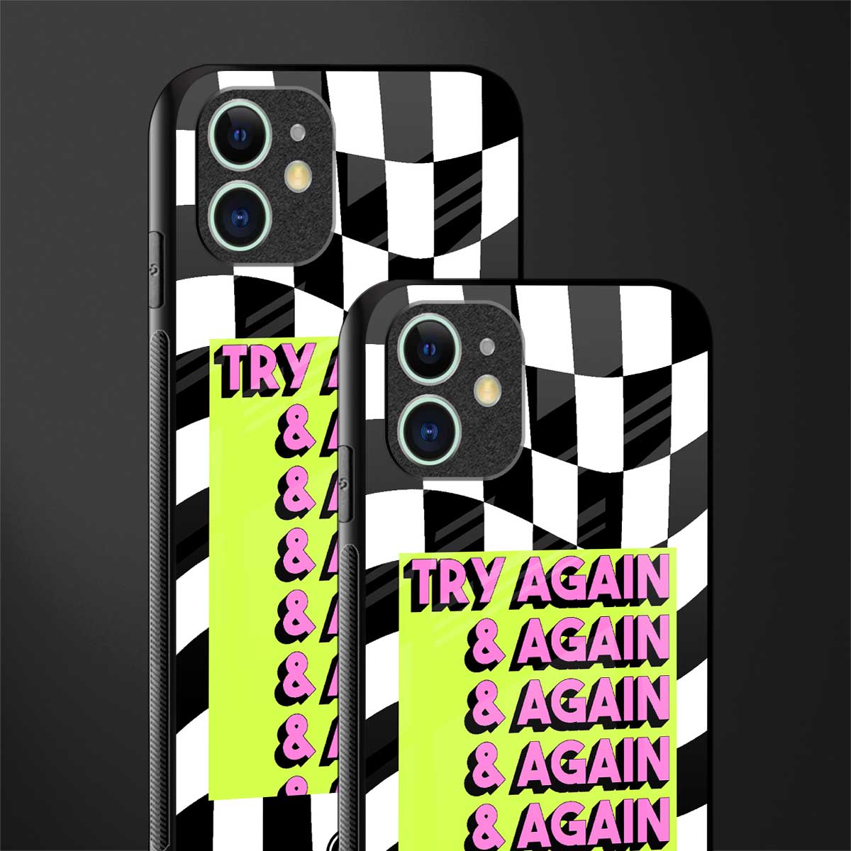 try again glass case for iphone 12 mini image-2