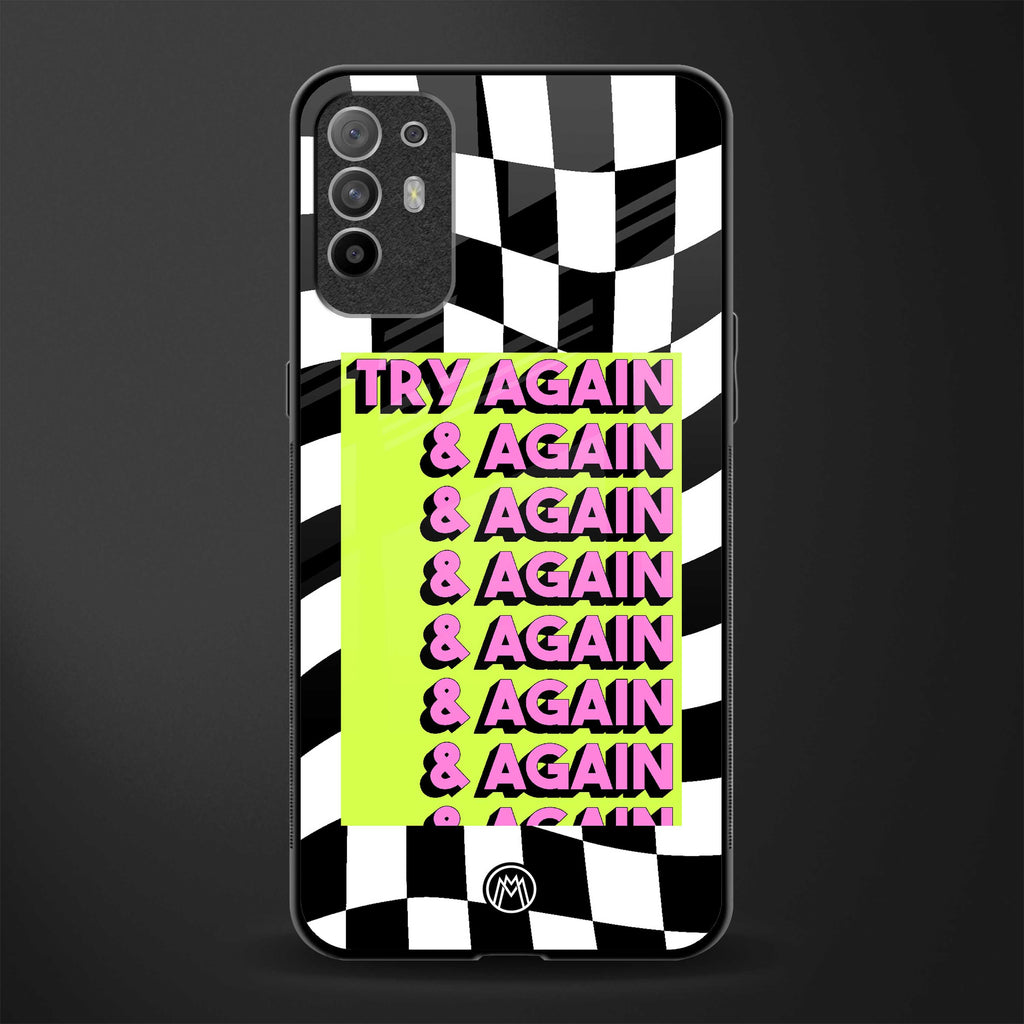 try again glass case for oppo f19 pro plus image