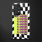 try again back phone cover | glass case for samsung galaxy a73 5g
