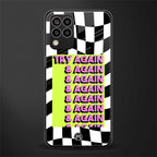 try again back phone cover | glass case for samsung galaxy m33 5g