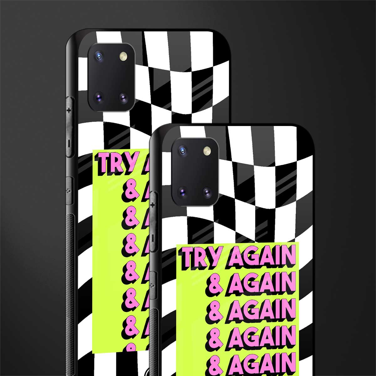 try again glass case for samsung a81 image-2