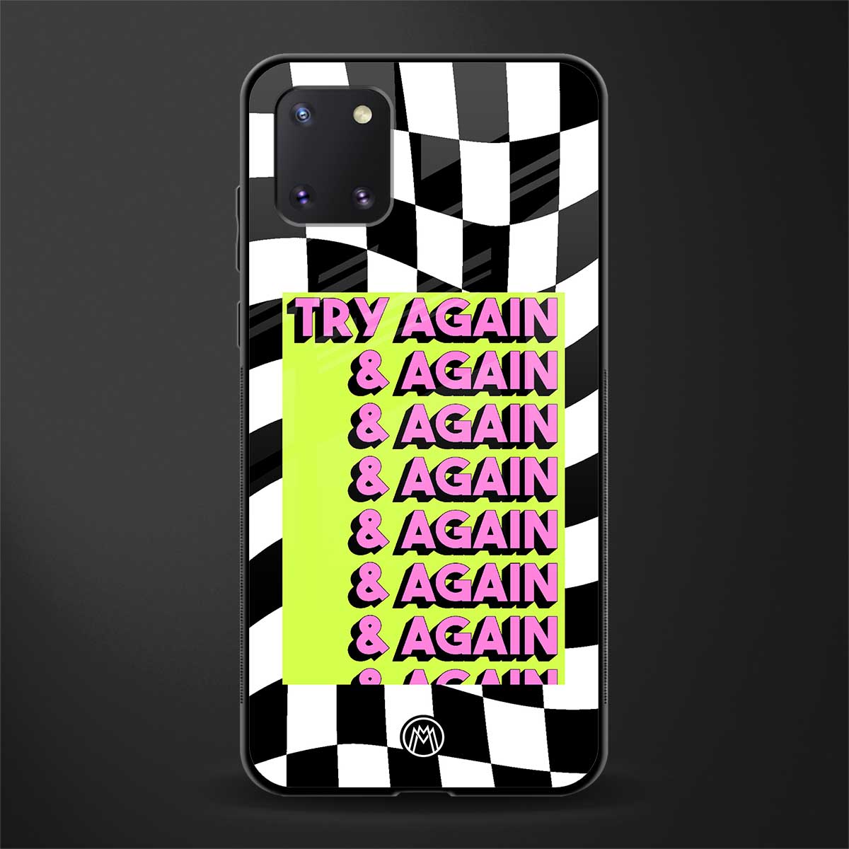 try again glass case for samsung a81 image