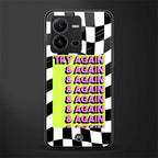 try again back phone cover | glass case for vivo v25-5g