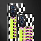 try again back phone cover | glass case for oneplus 9