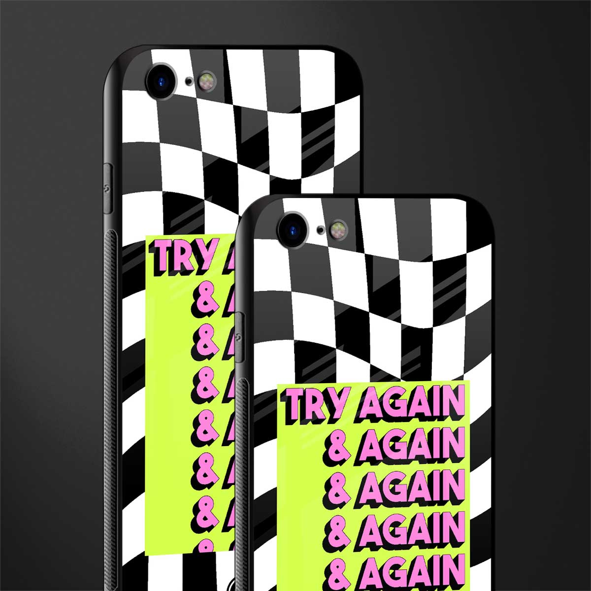 try again glass case for iphone 7 image-2