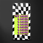 try again glass case for iphone se 2020 image