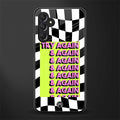 try again back phone cover | glass case for samsun galaxy a24 4g