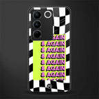 try again back phone cover | glass case for vivo v27 pro 5g