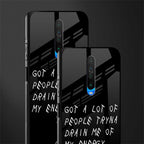 tryna drain my energy glass case for poco x2 image-2