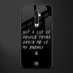 tryna drain my energy glass case for oppo reno 2z image