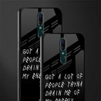 tryna drain my energy glass case for oppo f11 image-2