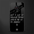 tryna drain my energy glass case for vivo s1 pro image