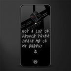 tryna drain my energy glass case for vivo s1 pro image