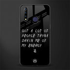 tryna drain my energy glass case for vivo z1 pro image