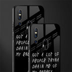 tryna drain my energy glass case for vivo v15 image-2