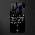 tryna drain my energy glass case for realme narzo 10 image