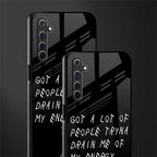 tryna drain my energy glass case for realme 6 pro image-2