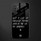 tryna drain my energy glass case for realme 6 pro image