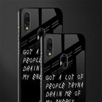 tryna drain my energy glass case for redmi note 7 image-2
