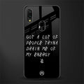 tryna drain my energy glass case for redmi note 7 image