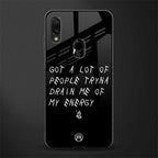 tryna drain my energy glass case for redmi note 7 image