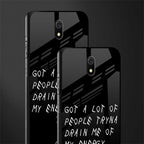 tryna drain my energy glass case for redmi 8a image-2