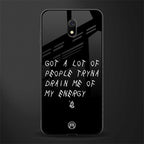 tryna drain my energy glass case for redmi 8a image