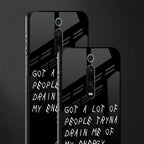 tryna drain my energy glass case for redmi k20 pro image-2