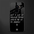 tryna drain my energy glass case for samsung galaxy s9 plus image