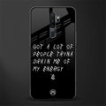 tryna drain my energy glass case for oppo a9 2020 image