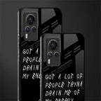 tryna drain my energy glass case for vivo x60 pro image-2
